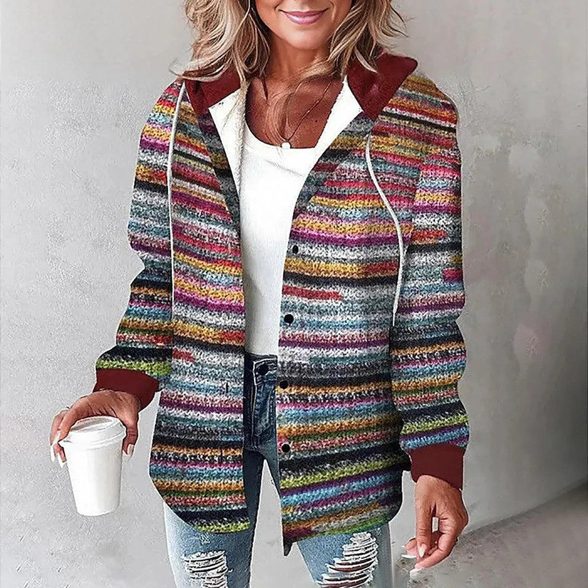 Martina | Cappotto Elegante a Quadri