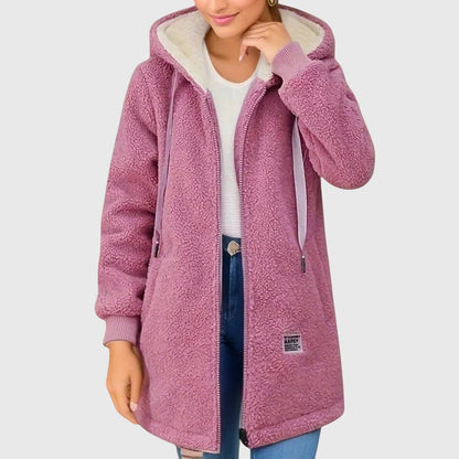 Elena | Giacca Calda con Cappuccio e Tasche Pratiche