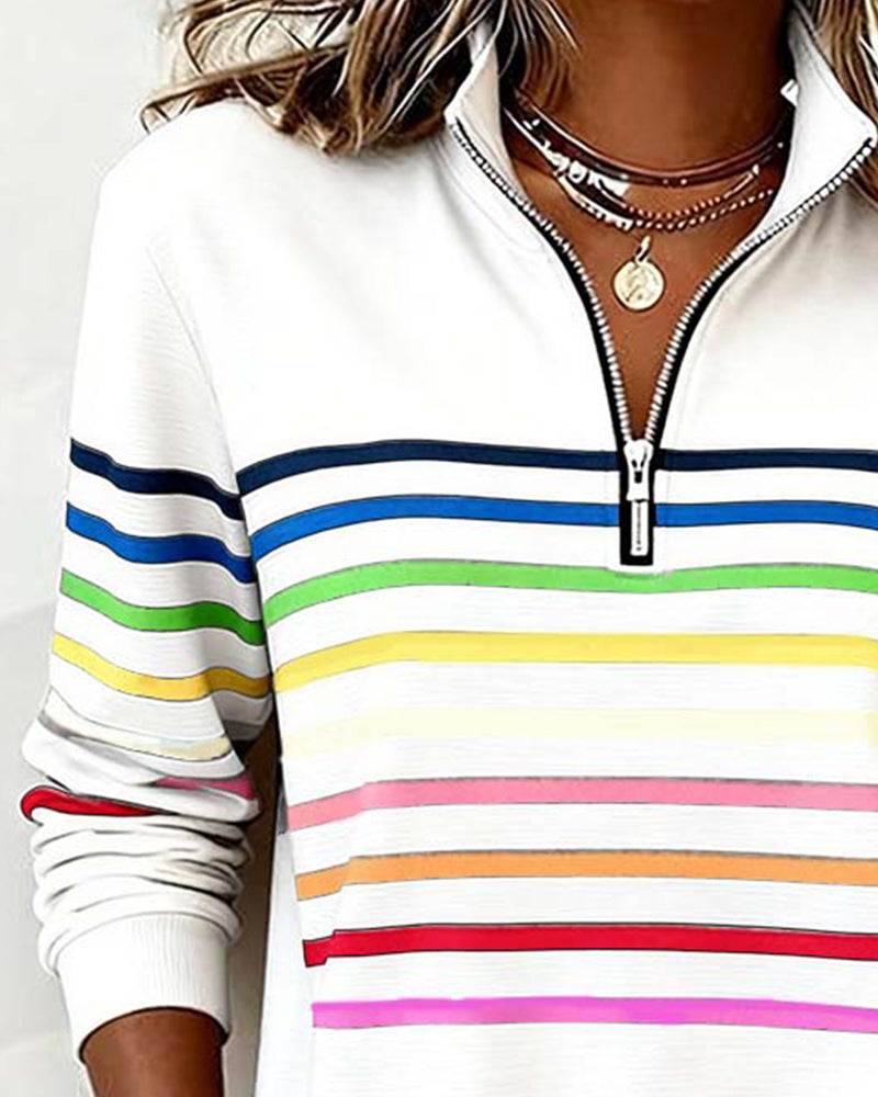 Clara | Maglione Casual a Collo Alto Zip