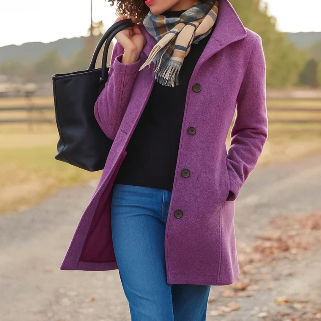 Adriana | Cappotto Elegante dal Taglio Classico e Avvolgente