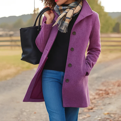 Adriana | Cappotto Elegante dal Taglio Classico e Avvolgente