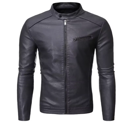 Manuel | Giacca in Pelle Elegante