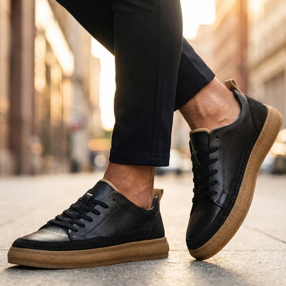 Ercole | Sneakers Pelle Cucite a Mano