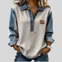 Perpetua | Maglia con Colletto in Denim