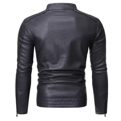 Manuel | Giacca in Pelle Elegante