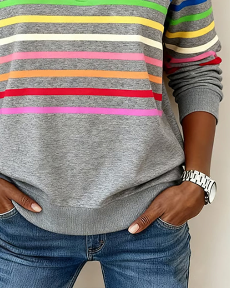 Clara | Maglione Casual a Collo Alto Zip