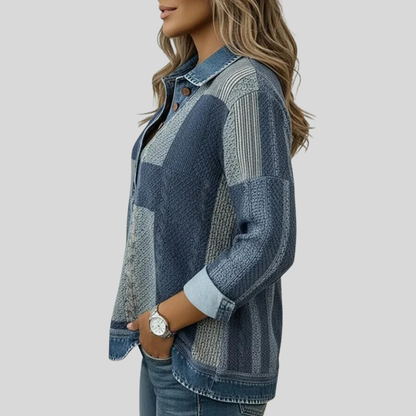 Crocifissa | Maglione a Blocchi di Colore