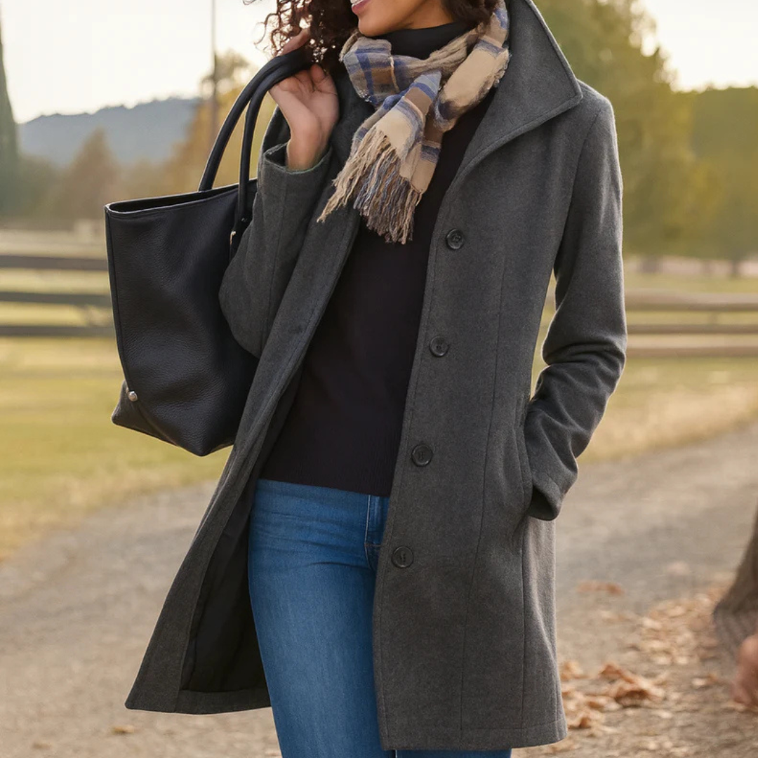 Adriana | Cappotto Elegante dal Taglio Classico e Avvolgente