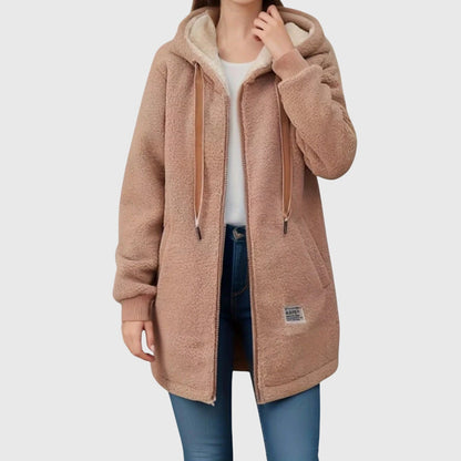 Elena | Giacca Calda con Cappuccio e Tasche Pratiche