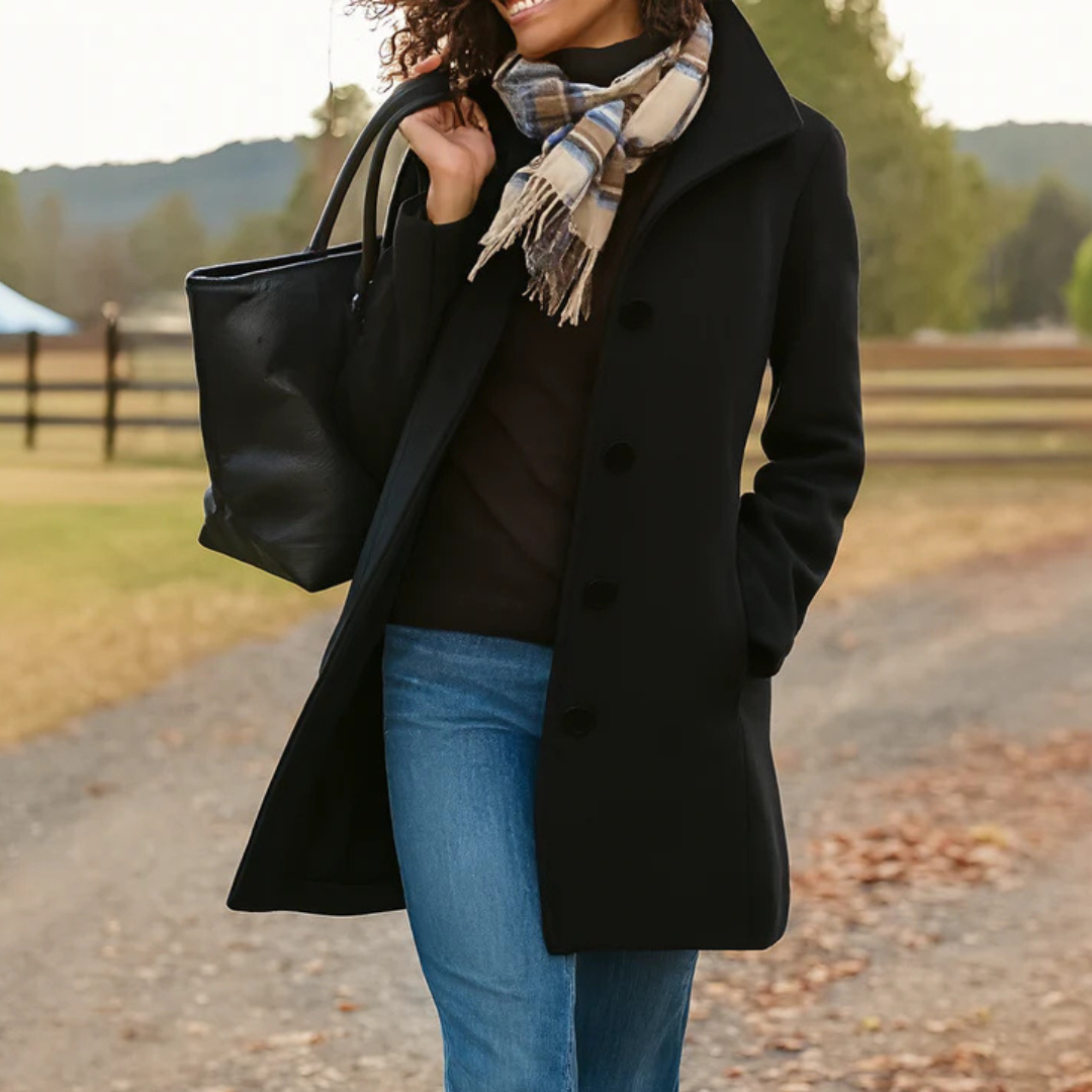 Adriana | Cappotto Elegante dal Taglio Classico e Avvolgente
