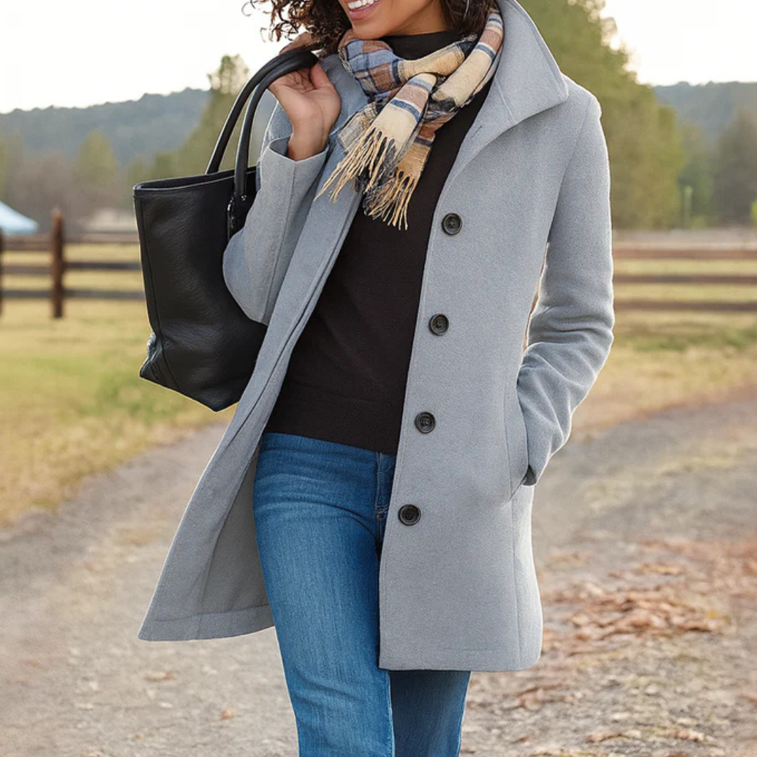 Adriana | Cappotto Elegante dal Taglio Classico e Avvolgente