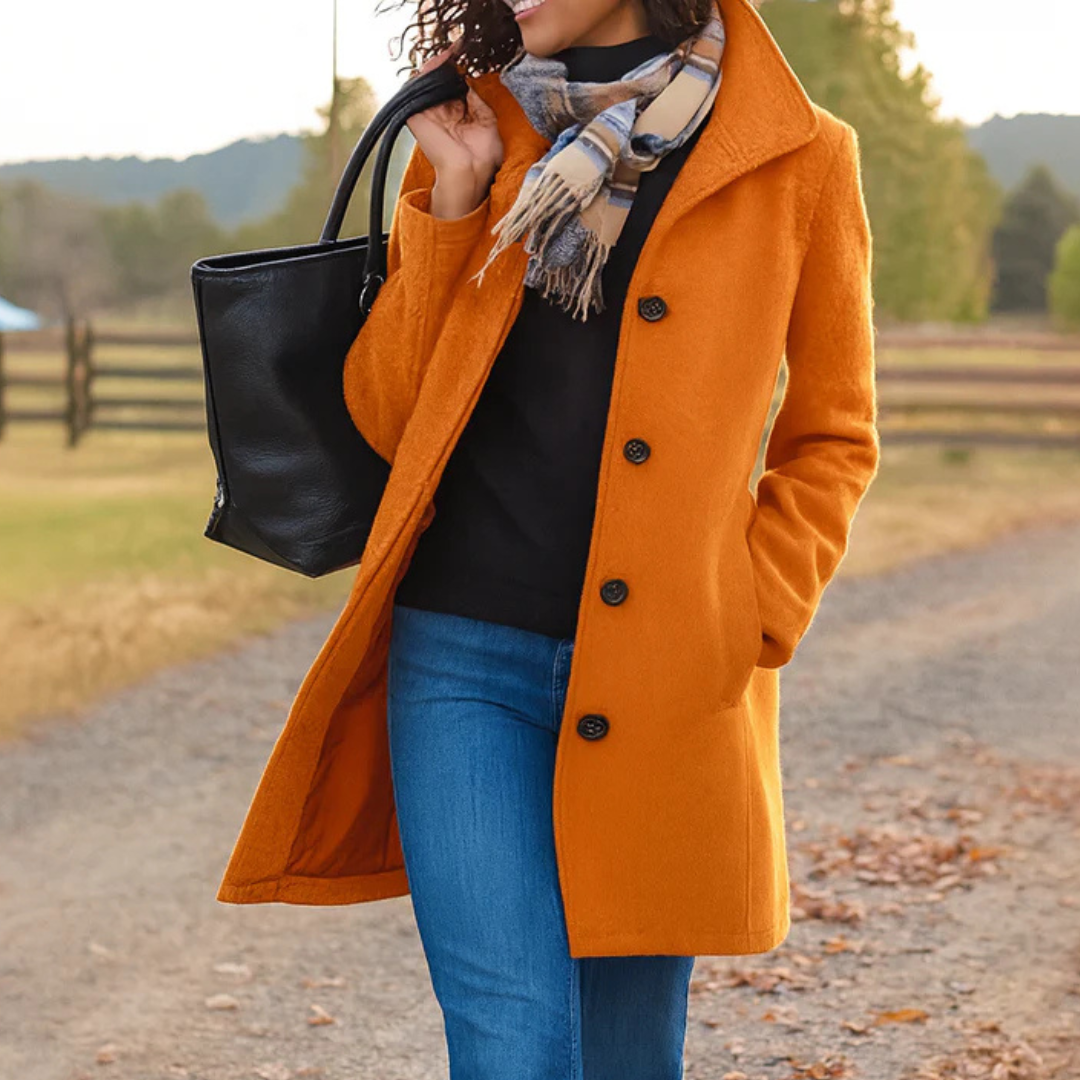 Adriana | Cappotto Elegante dal Taglio Classico e Avvolgente