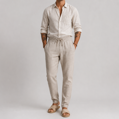 Mateo Beach | Pantaloni Estivi in Lino