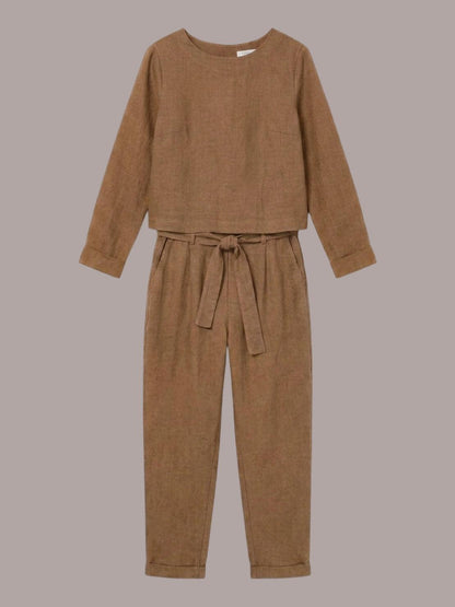 Lavinia | Completo Due Pezzi Minimal con Top Lungo e Pantaloni Ampi