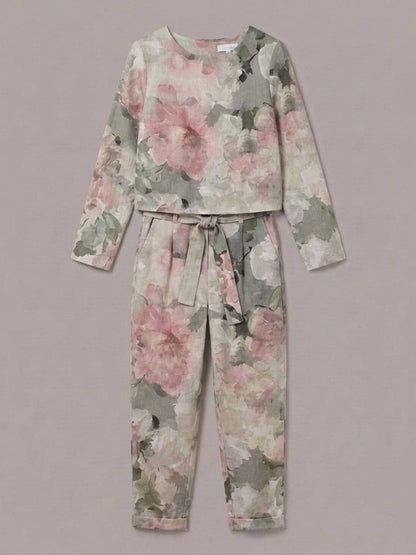 Lavinia | Completo Due Pezzi Minimal con Top Lungo e Pantaloni Ampi