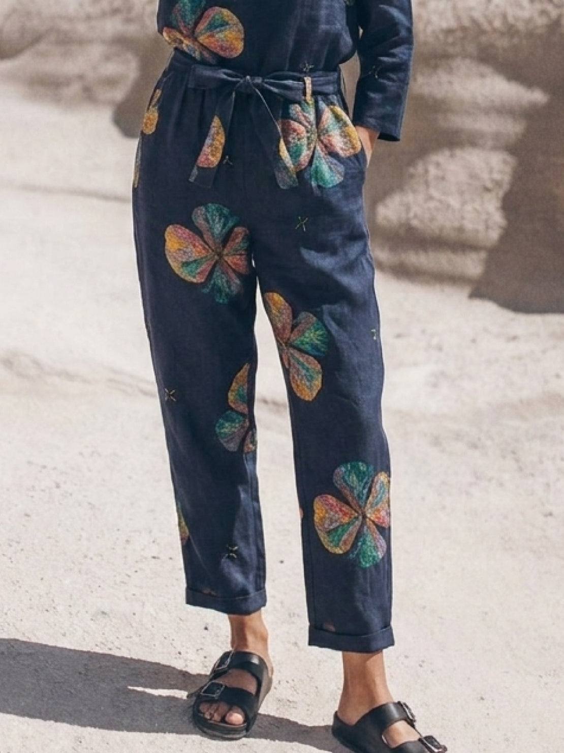 Lavinia | Completo Due Pezzi Minimal con Top Lungo e Pantaloni Ampi