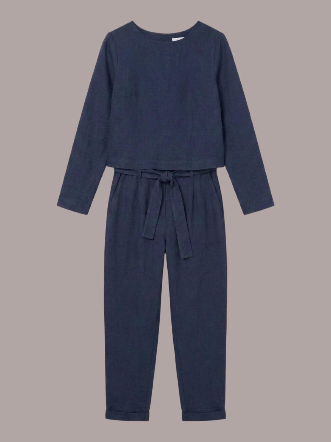 Lavinia | Completo Due Pezzi Minimal con Top Lungo e Pantaloni Ampi