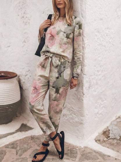 Lavinia | Completo Due Pezzi Minimal con Top Lungo e Pantaloni Ampi