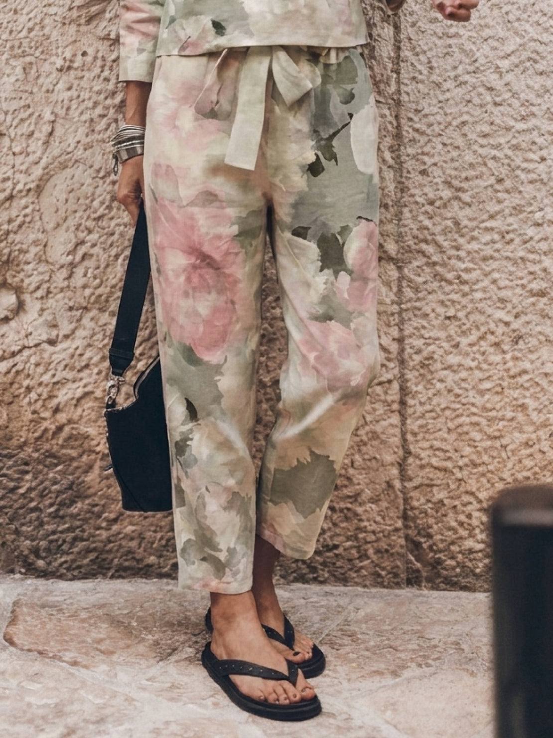 Lavinia | Completo Due Pezzi Minimal con Top Lungo e Pantaloni Ampi