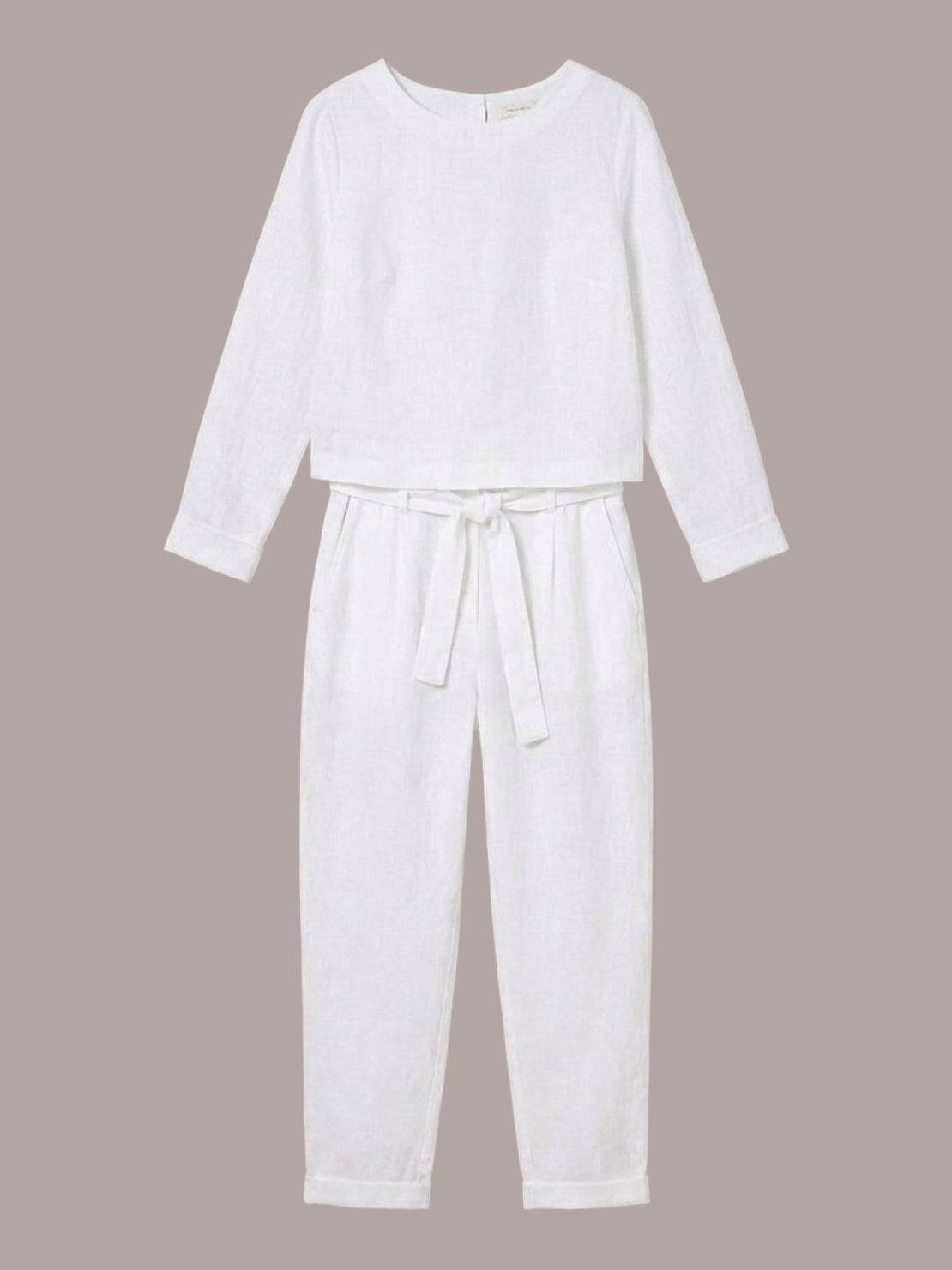 Lavinia | Completo Due Pezzi Minimal con Top Lungo e Pantaloni Ampi