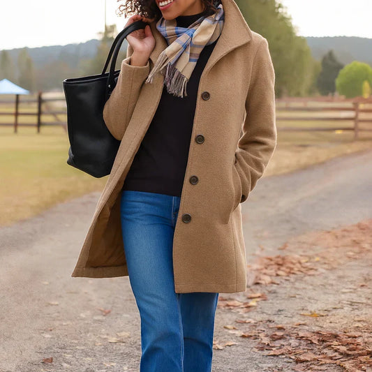 Adriana | Cappotto Elegante dal Taglio Classico e Avvolgente