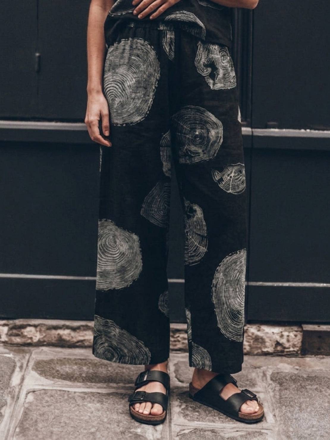 Melodia | Completo Due Pezzi in Cotone con Pantaloni Ampi