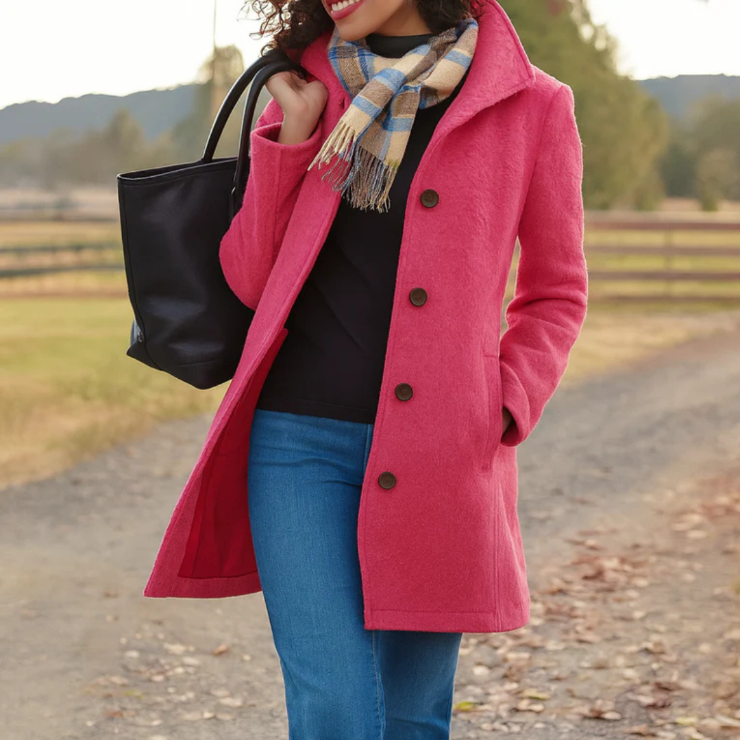 Adriana | Cappotto Elegante dal Taglio Classico e Avvolgente