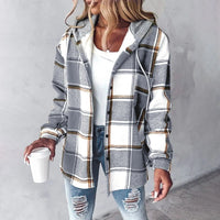 Ubalda | Camicia-Giacca Foderata con Cappuccio