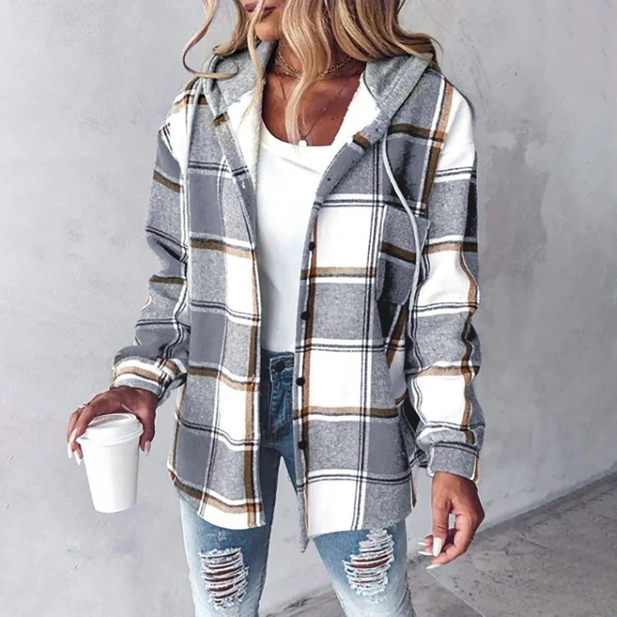 Martina | Cappotto Elegante a Quadri