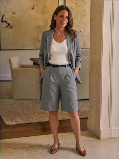 Chiara | Completo Blazer e Shorts dal Taglio Raffinato