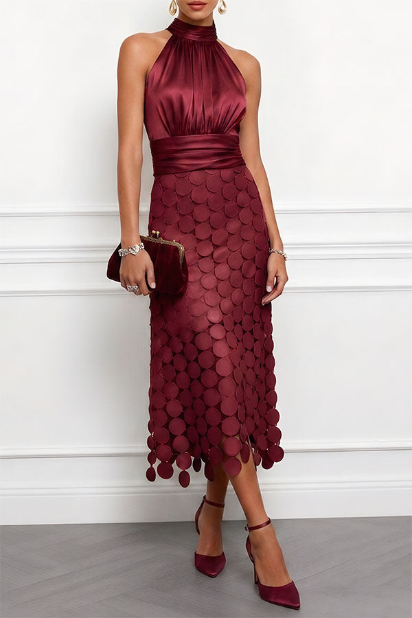 Sharon | Abito Elegante con Gonna Testurizzata