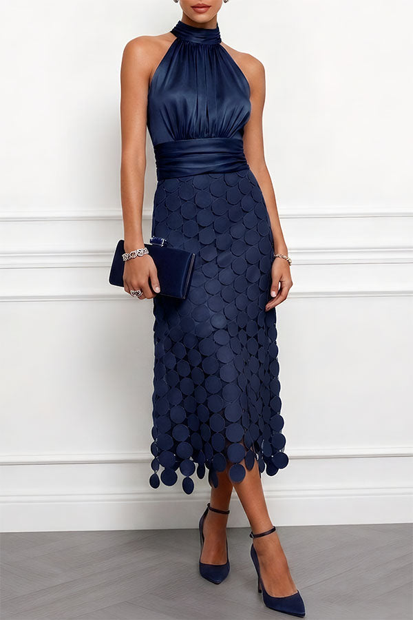 Sharon | Abito Elegante con Gonna Testurizzata