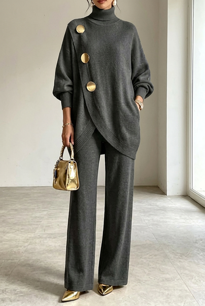 Mackenzie | Completo Elegante a Collo Alto