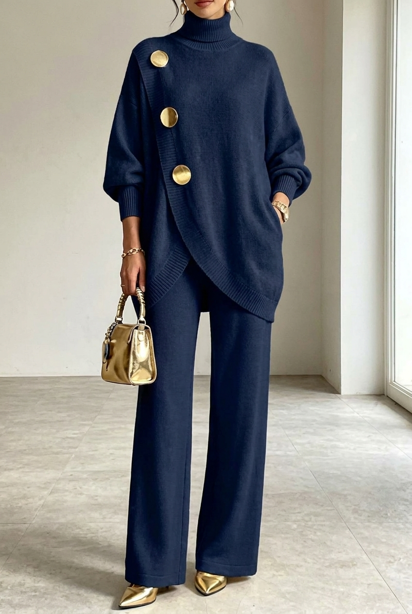 Mackenzie | Completo Elegante a Collo Alto