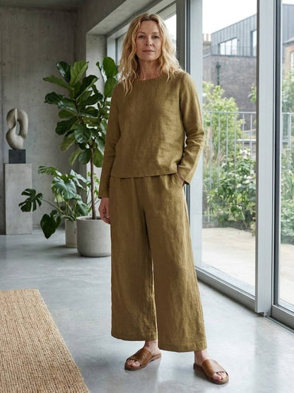 Giulia | Completo Due Pezzi dal Comfort Naturale e Stile Rilassato
