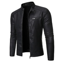 Manuel | Giacca in Pelle Elegante